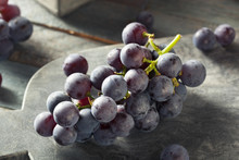 Raw Organic Purple Concord Grapes