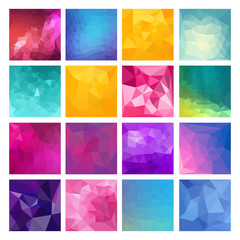 Wall Mural - Polygonal vector design