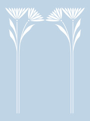 Wall Mural - Vector art nouveau card.