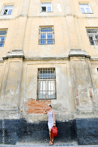 Fashionable Portrait Of A Young Short Haired Beautiful Woman In