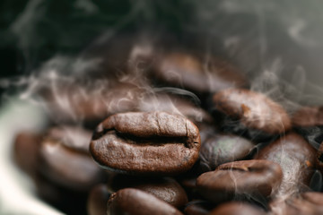 The aroma of coffee