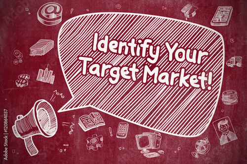 Fotografía Identify Your Target Market - Business Concept.