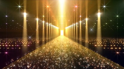 Wall Mural - LED Light Space