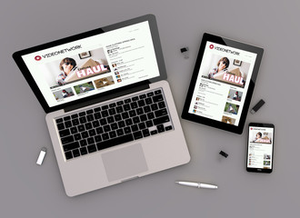Canvas Print - responsive design vlog zenith view