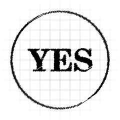 Sticker - Yes icon