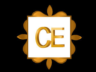 CE Initial Logo for your startup venture