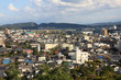 松江城天守閣から望む松江市街地 