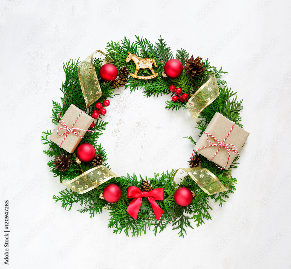 Plakat Xmas Wreath Grafinia Pl