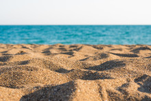 Low Angle Beach And Sea Free Stock Photo - Public Domain Pictures