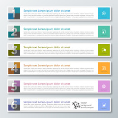 Wall Mural - infographics web banner & label design