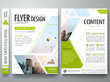 Green Abstract square in cover book portfolio presentation poster. Brochure design template vector. City design on A4 brochure layout. Flyers report business magazine poster layout portfolio template.