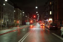 Urban Street At Night
