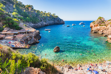 Wall Mural - Spanien Mittelmeer Bucht Mallorca Cala Deia