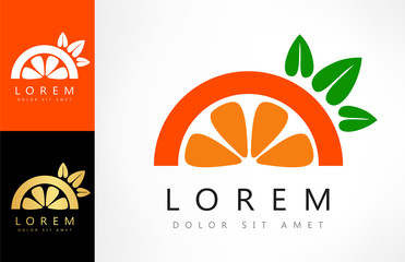 Wall Mural - citrus logo