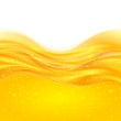 Yellow liquid oil vector background