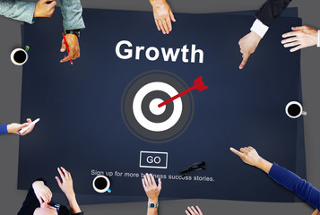 Poster - Growth Progress Development Icon Concept