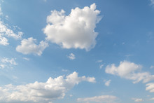Clouds And Blue Sky Background
