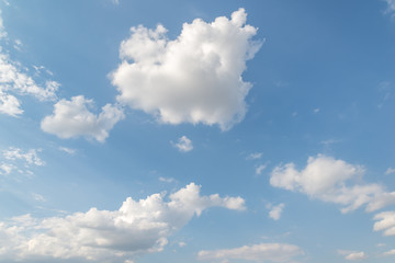 Clouds and blue sky background