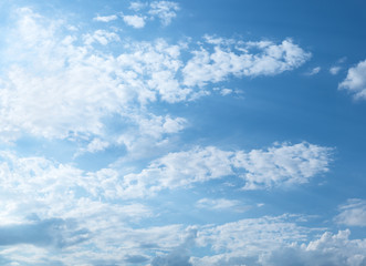 Wall Mural - Clouds and blue sky background