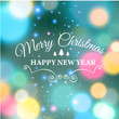 © mariaaverburg - Merry Christmas e-card template. Vector illustration.