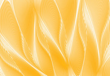 Fractal Abstract Background Yellow Pattern