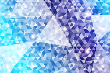 triangle background. blue polygonal gradient. vector illustration.