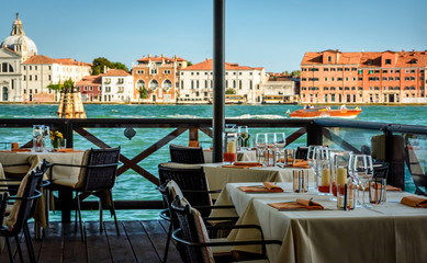 Poster - Dining tables  in Venice