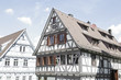 Traditional half-timbered houses located in Herrenberg, Black Forest, Baden-Wuerttemberg, Germany