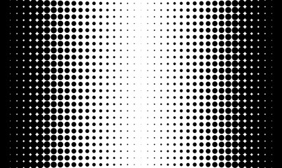 Wall Mural - gradient background with dots halftone dots design