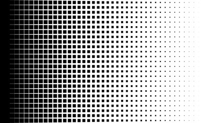 Wall Mural - Gradient background with squares Halftone dots design