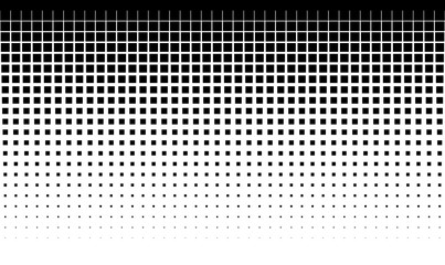 Wall Mural - gradient background with squares halftone dots design