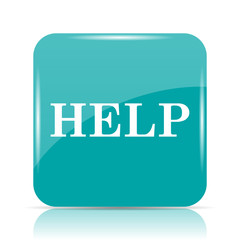 Canvas Print - Help icon