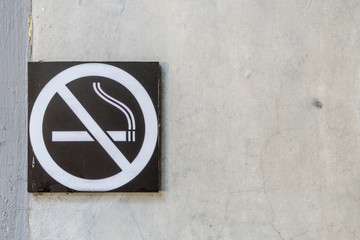 Sticker - No smoking sign