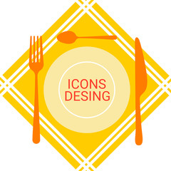 Wall Mural - icon design application development concept