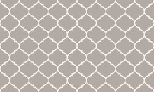 Seamless Anthracite Gray Wide Moroccan Pattern Vector