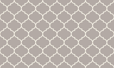 Wall Mural - seamless anthracite gray wide moroccan pattern vector