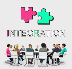 Sticker - Team Alliance Association Cooperation Graphic Concept