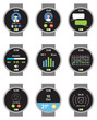 © Nataliya Yakovleva - Circle smartwatch. Applications on the screen
