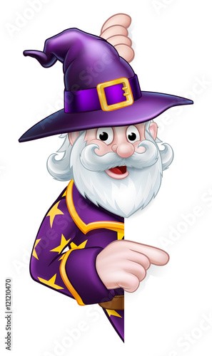 Cartoon Halloween Wizard