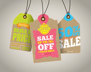 Sale Tags Design