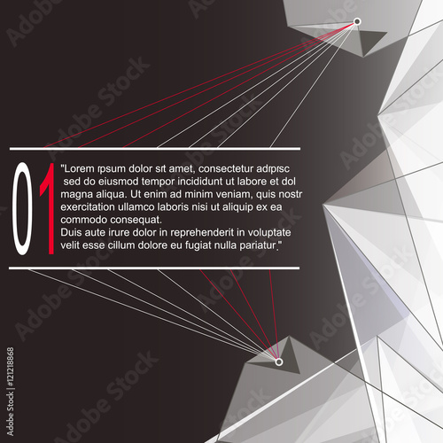 Abstract Composition Minimalistic Fashion Backdrop Design Black