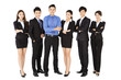 © Tom Wang - successful business team standing on white background