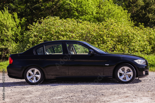 Photo  Side view BMW sedan