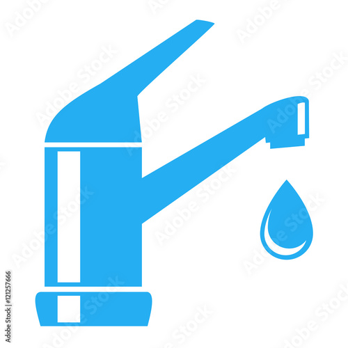 Water faucet symbol Stock Vector Adobe Stock