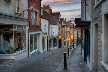 Wall Mural - Dusk at Catherine Hill in Frome