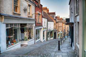 Wall Mural - Cobbled Street