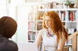 © Sergey Nivens - Successful young business executives meeting at the office