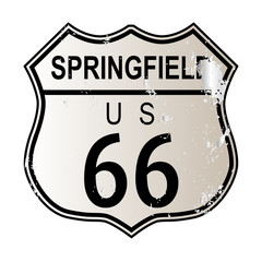 Poster - Springfield Route 66