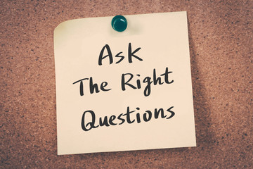 Sticker - Ask The Right Questions