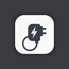 Canvas Print - Mobile charger icon